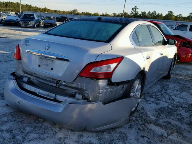 1N4AA5AP2BC841917 - 2011 NISSAN MAXIMA S SILVER photo 4