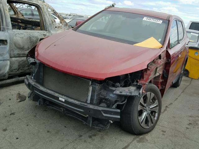 5XYZTDLB4EG194066 - 2014 HYUNDAI SANTA FE S 红色 照片 2