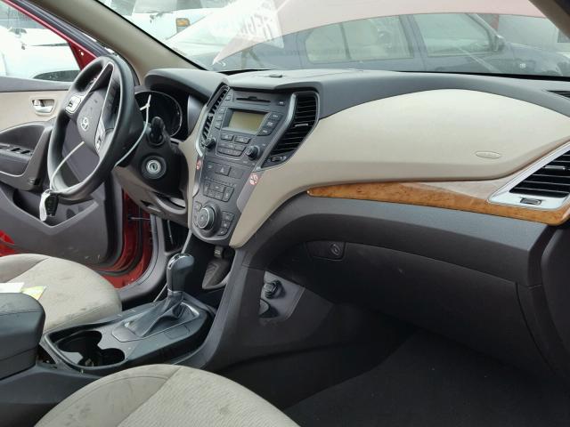5XYZTDLB4EG194066 - 2014 HYUNDAI SANTA FE S 红色 照片 5