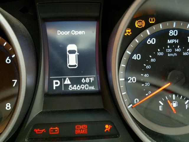 5XYZTDLB4EG194066 - 2014 HYUNDAI SANTA FE S 红色 照片 8