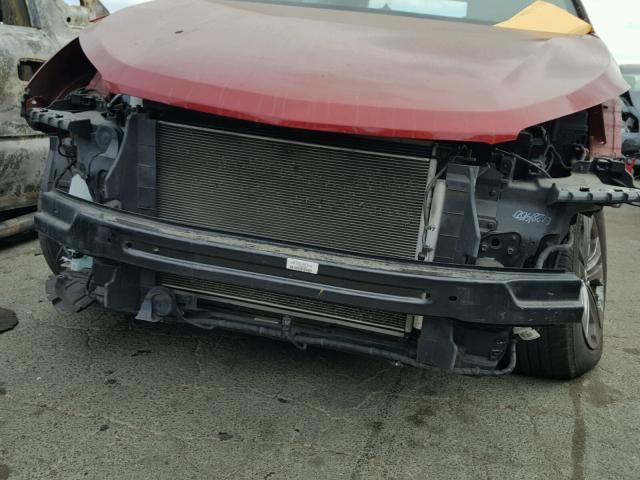 5XYZTDLB4EG194066 - 2014 HYUNDAI SANTA FE S 红色 照片 9