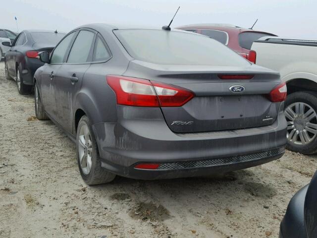 1FADP3F26EL381436 - 2014 FORD FOCUS SE GRAY photo 3