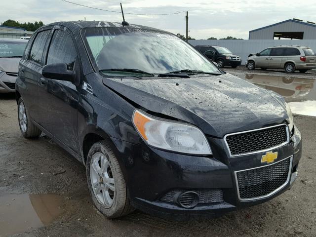 KL1TD6DE1BB213015 - 2011 CHEVROLET AVEO LS BLACK photo 1