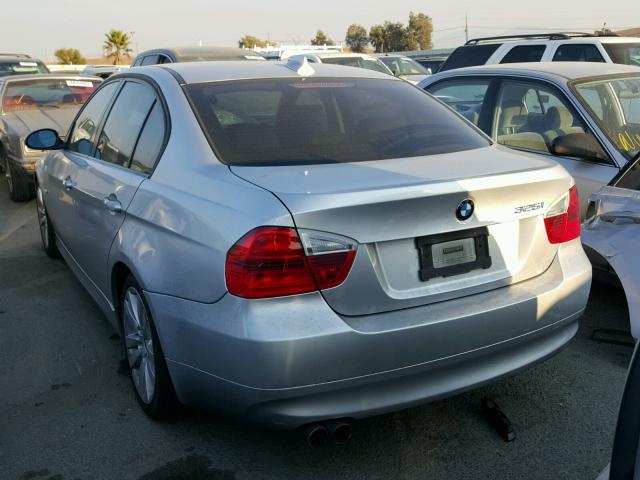 WBAVB17576NK39772 - 2006 BMW 325 I AUTO SILVER photo 3