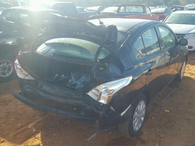 3N1CN7AP3FL915734 - 2015 NISSAN VERSA BLACK photo 4