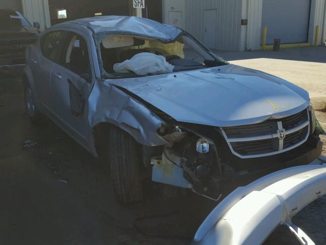 1B3CC4FB6AN129760 - 2010 DODGE AVENGER SX SILVER photo 1