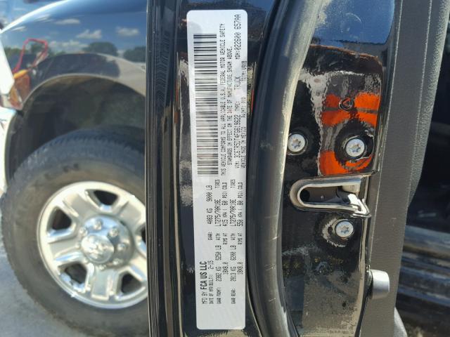 3C6TR5DT4FG619622 - 2015 RAM 2500 SLT BLACK photo 10