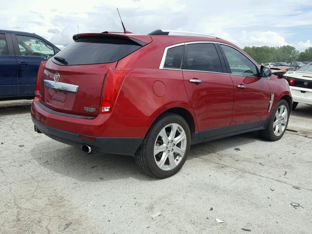 3GYFNFEY1AS592736 - 2010 CADILLAC SRX PREMIU RED photo 4