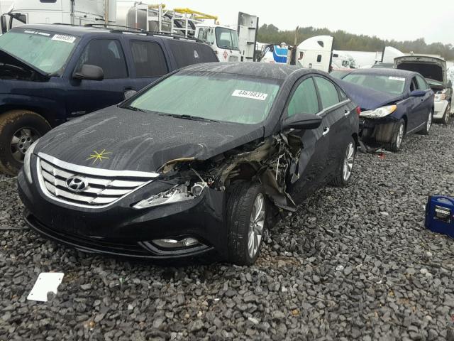 5NPEC4AB1CH416571 - 2012 HYUNDAI SONATA SE 黑色 照片 2
