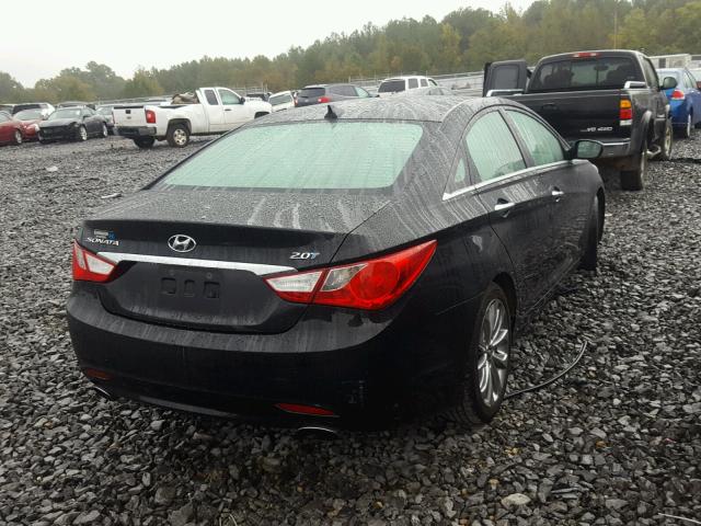 5NPEC4AB1CH416571 - 2012 HYUNDAI SONATA SE 黑色 照片 4