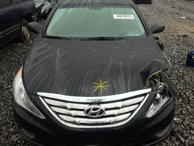 5NPEC4AB1CH416571 - 2012 HYUNDAI SONATA SE BLACK photo 7