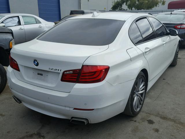 WBAFR9C53BC757128 - 2011 BMW 550 I WHITE photo 4