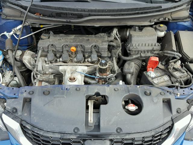 19XFB2F86FE231255 - 2015 HONDA CIVIC EX ლურჯი ფოტო 7