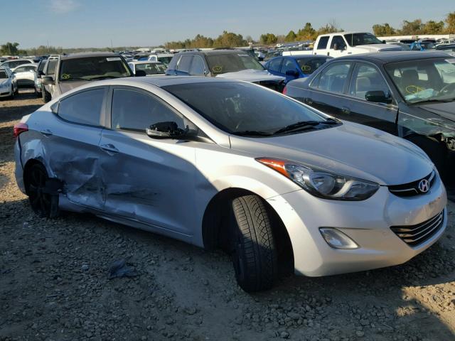 KMHDH4AE4CU298461 - 2012 HYUNDAI ELANTRA GL SILVER photo 1