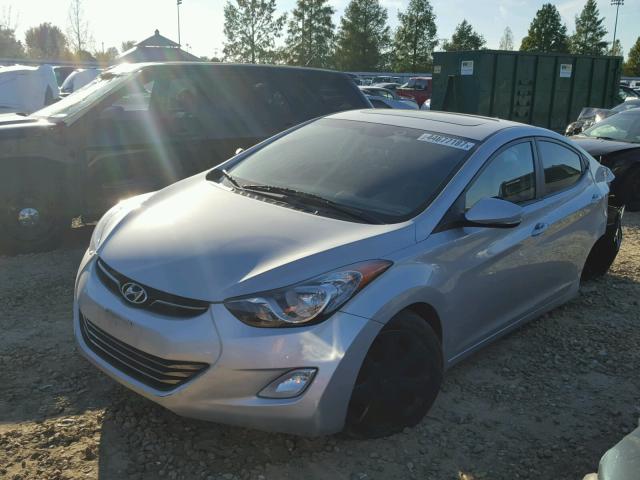 KMHDH4AE4CU298461 - 2012 HYUNDAI ELANTRA GL SILVER photo 2