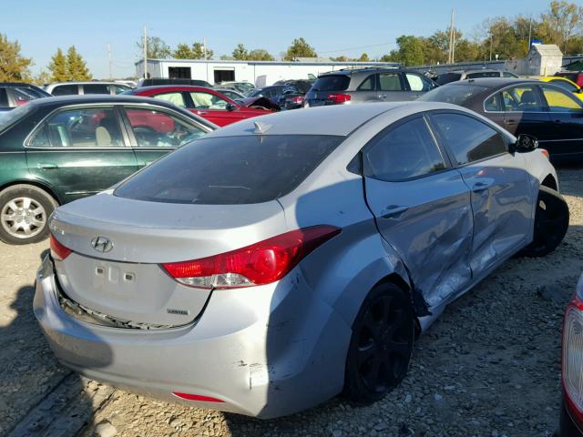 KMHDH4AE4CU298461 - 2012 HYUNDAI ELANTRA GL SILVER photo 9