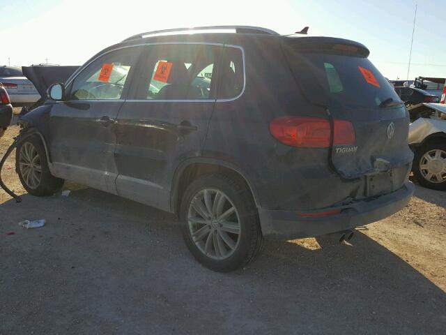 WVGAV3AX3DW600724 - 2013 VOLKSWAGEN TIGUAN S BLACK photo 3