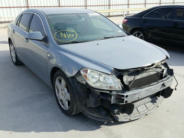 1G1ZJ57728F175968 - 2008 CHEVROLET MALIBU 2LT BLACK photo 1