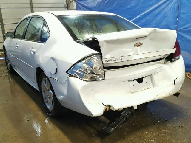 2G1WG5E37C1277008 - 2012 CHEVROLET IMPALA LT WHITE photo 3