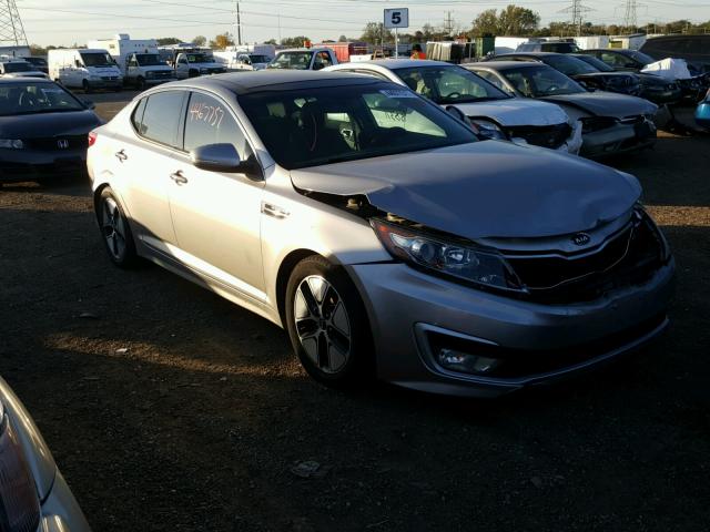 KNAGM4AD4B5007726 - 2011 KIA OPTIMA HYB BLACK photo 1