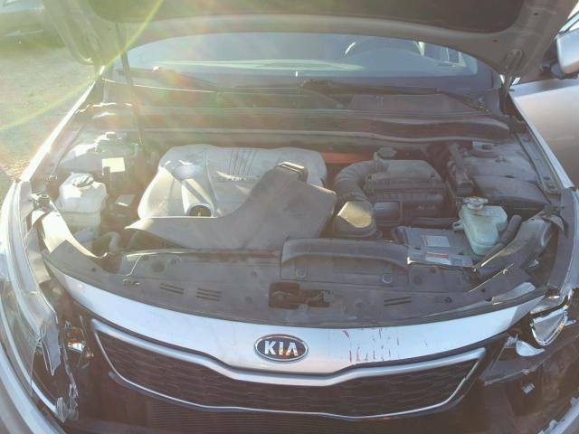 KNAGM4AD4B5007726 - 2011 KIA OPTIMA HYB BLACK photo 7