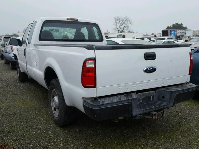 1FTSX20588EB67037 - 2008 FORD F250 WHITE photo 3