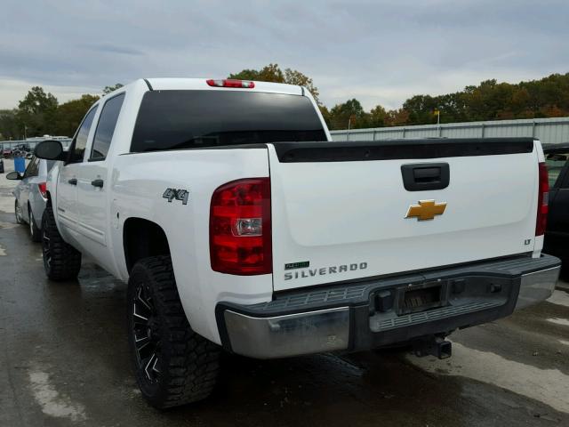 3GCRKSE38AG220497 - 2010 CHEVROLET SILVERADO WHITE photo 3