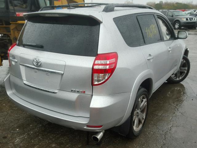 JTMWF4DV1B5038851 - 2011 TOYOTA RAV4 SILVER photo 4