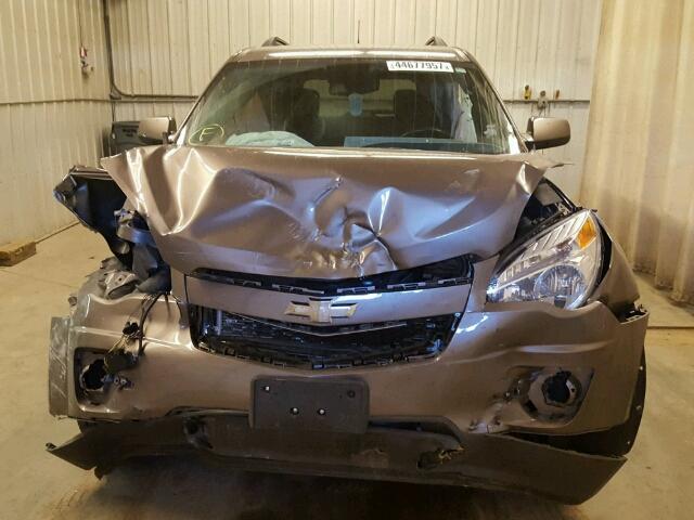 2GNALDEK0C6346386 - 2012 CHEVROLET EQUINOX LT GRAY photo 9