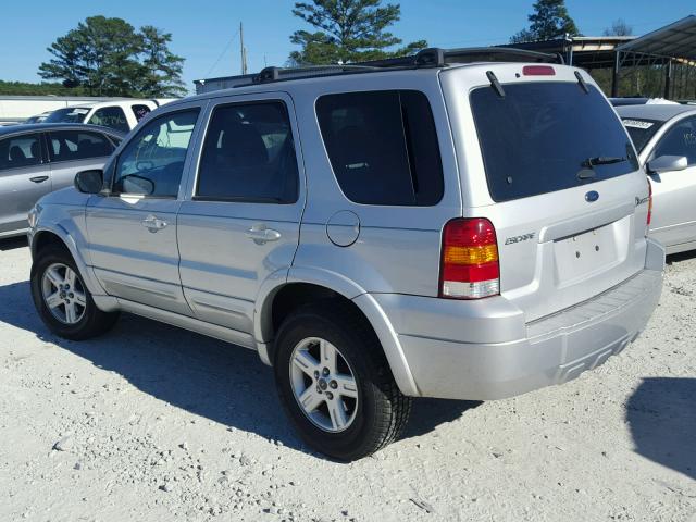 1FMYU95H95KD29927 - 2005 FORD ESCAPE HEV SILVER photo 3