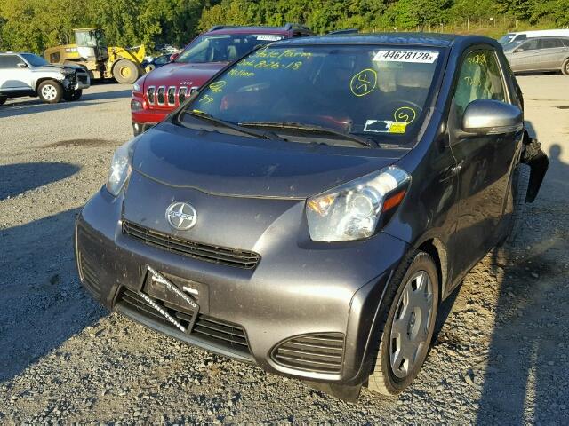 JTNJJXB07CJ020294 - 2012 TOYOTA SCION IQ GRAY photo 2