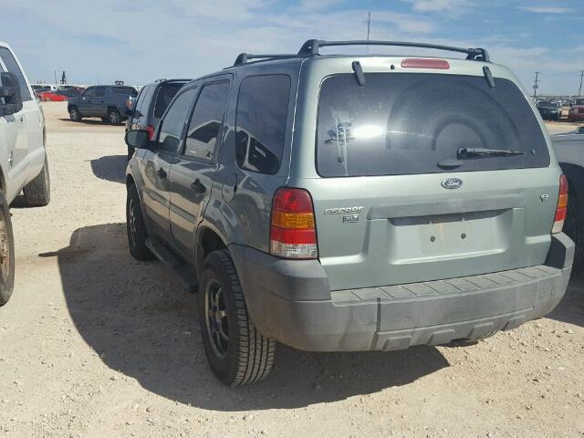 1FMYU03175KB43272 - 2005 FORD ESCAPE XLT GREEN photo 3