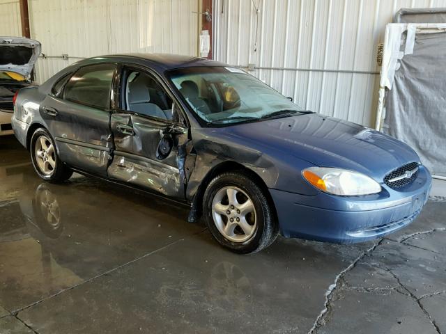 1FAFP55U01A113446 - 2001 FORD TAURUS SES BLUE photo 1