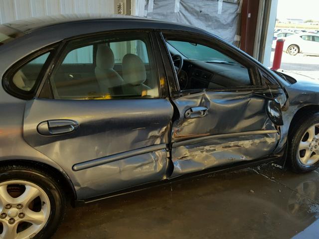 1FAFP55U01A113446 - 2001 FORD TAURUS SES BLUE photo 9