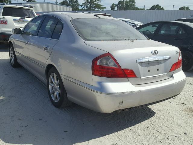 JNKBF01A55M101208 - 2005 INFINITI Q45 SILVER photo 3