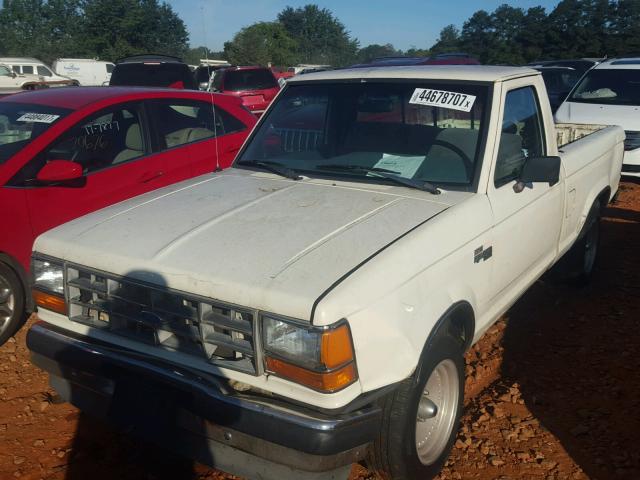 1FTCR10A2LUB58421 - 1990 FORD RANGER WHITE photo 2