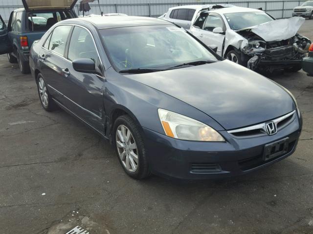 1HGCM66586A051287 - 2006 HONDA ACCORD CHARCOAL photo 1