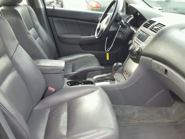 1HGCM66586A051287 - 2006 HONDA ACCORD CHARCOAL photo 5