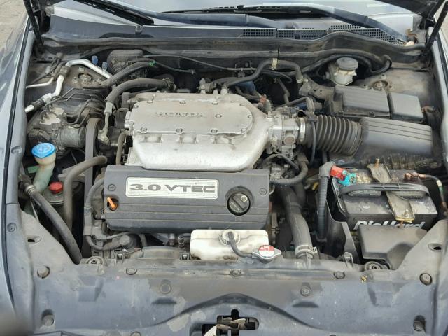 1HGCM66586A051287 - 2006 HONDA ACCORD CHARCOAL photo 7