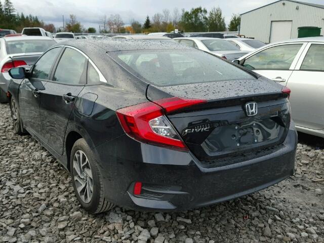 2HGFC2F8XHH038502 - 2017 HONDA CIVIC EX BLACK photo 3