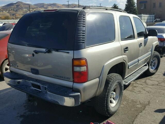 1GNEK13Z23R139070 - 2003 CHEVROLET TAHOE TAN photo 4