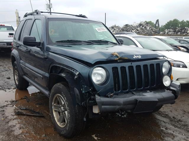 1J4GL38K55W723001 - 2005 JEEP LIBERTY RE GREEN photo 1