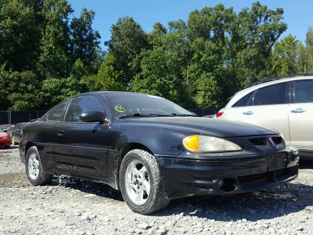 1G2NW12E73C202750 - 2003 PONTIAC GRAND AM G BLACK photo 1