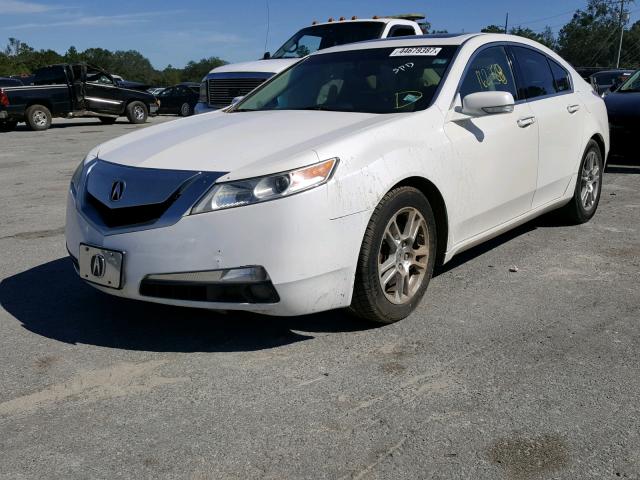 19UUA86539A017786 - 2009 ACURA TL WHITE photo 2