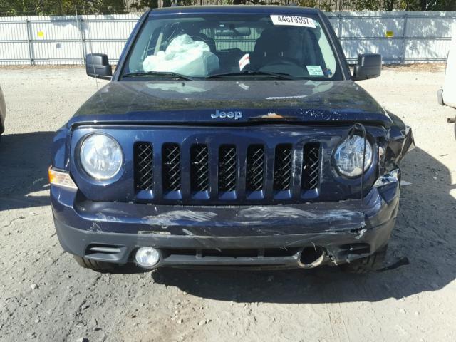 1C4NJRBB1ED817659 - 2014 JEEP PATRIOT SP BLACK photo 9