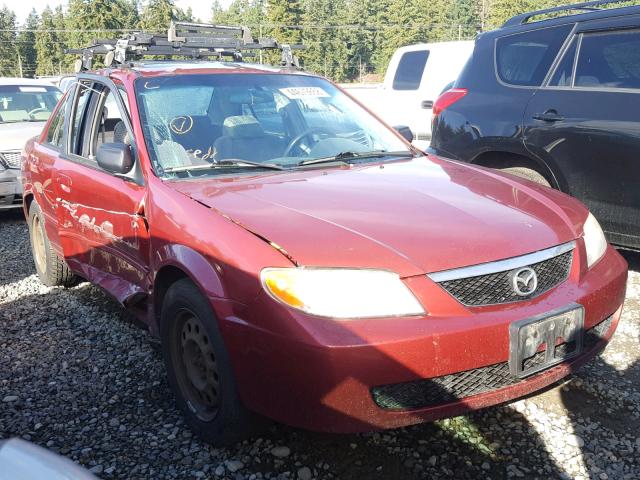 JM1BJ226610409110 - 2001 MAZDA PROTEGE LX RED photo 1