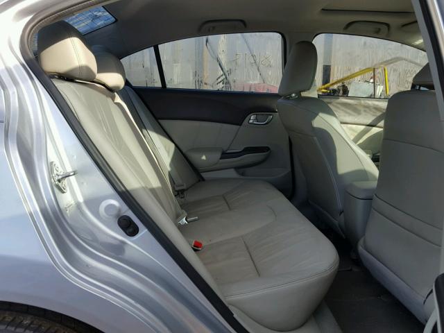 19XFB2F94CE045458 - 2012 HONDA CIVIC EXL SILVER photo 6