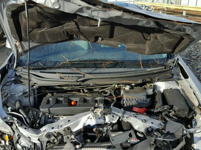 19XFB2F94CE045458 - 2012 HONDA CIVIC EXL SILVER photo 7