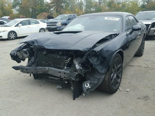 2C3CDZFJ8GH213567 - 2016 DODGE CHALLENGER BLACK photo 2