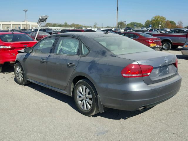 1VWAT7A39FC049361 - 2015 VOLKSWAGEN PASSAT GRAY photo 3